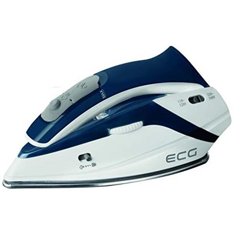 Nz 210 Viaggi Ferro Da Stiro Ha Vaporein Plasticabianco / Blu - Foto 1