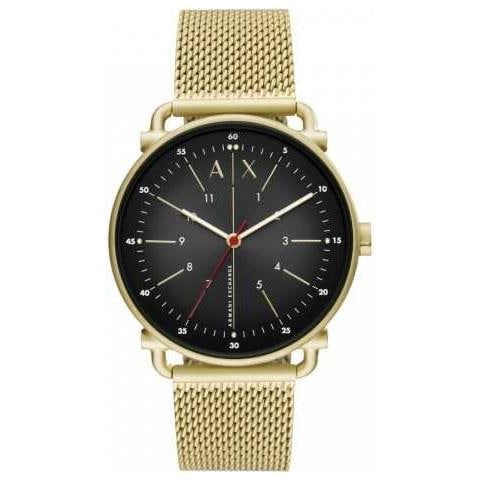 ARMANI EXCHANGE - Ax2901 Uomo 44mm Acciaio Acciaio Nero Oro Quarzo Solo  Tempo 5atm - ePRICE