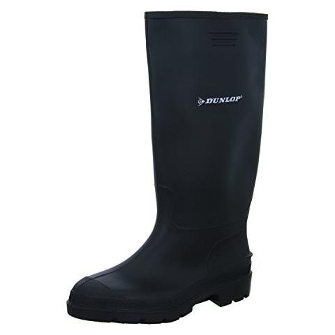 Dunlop Protezione Calzature Pricemastor Unisex Adulto Stivali Di Gomma, Nero 46 Ue - Foto 1
