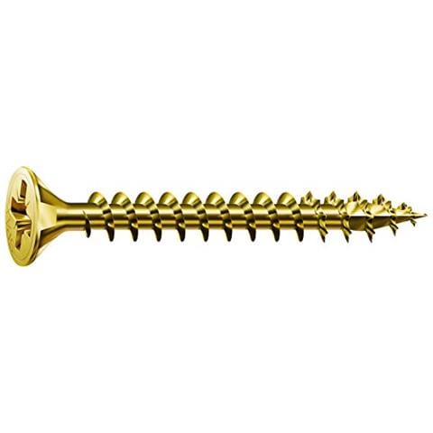 1081020350123 Vite Universale, Testa Svasata, Taglio A Croce, T-star Plus, 4tagliare, Filettatura Piena, Zincato Passivato Giallo A2l, 1081020,400353 Millions - Foto 1