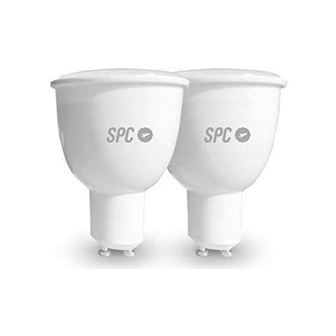 Aura 450: 2 Lampadine Led Wi-fi Gu10, 5,5 W, 450 Lm, Illuminazione Intelligente, Luce Bianca Dimmerabile, Luce Di Colore Dimmerabile, Controllo Remoto App Iot, Alexa, Google - Foto 3