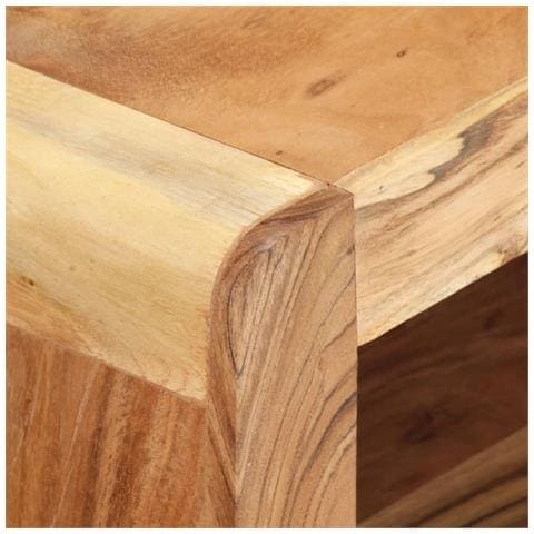 Mobili Porta Tv 2 Pz In Legno Massello Di Acacia - Foto 10