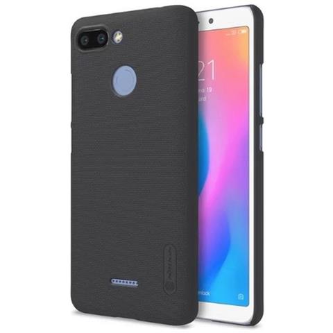 Custodia Frosted Shell Posteriore Rigida Antiscivolo Per Xiaomi Redmi 6 Black - Foto 3