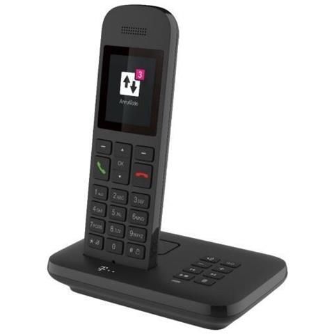 Telefono Fisso Di Sinus A12 Con Base E Dal Nero (per Connessioni Analogiche) - Foto 4