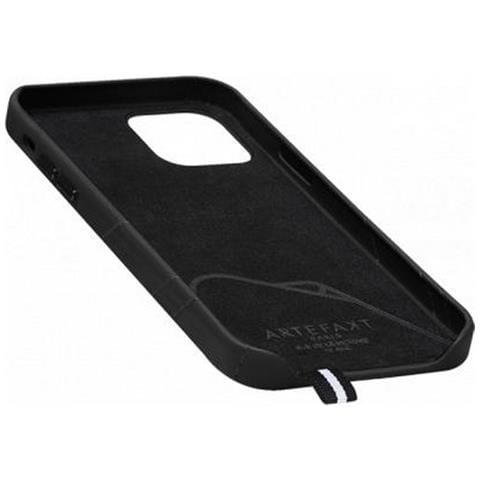 Cover Per Iphone 12 / 12 Pro In Pelle Louvre, Nero - Foto 4