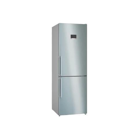 Serie 4 KGN367ICT frigorifero con congelatore Libera installazione 321 L C Stainless steel - Foto 1