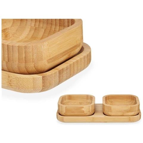 Set Da Aperitivo Marrone Bambù (12 Unità) - Foto 2