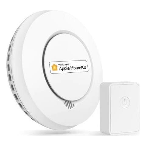 KIT Rilevatore Fumo Smart RF + Hub Wi-Fi [EN 14604] - Apple HomeKit - Foto 1