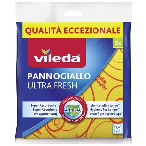 Panno Vileda Per Asciugare Spolverare E Pulire Conf. 3 Pz. - Foto 1