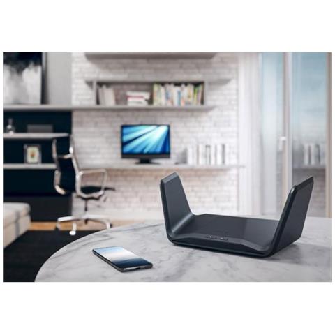 Nighthawk Raxe300 Router Wireless Gigabit Ethernet Banda Tripla (2.4 Ghz / 5 Ghz / 5 Ghz) Nero - Foto 2