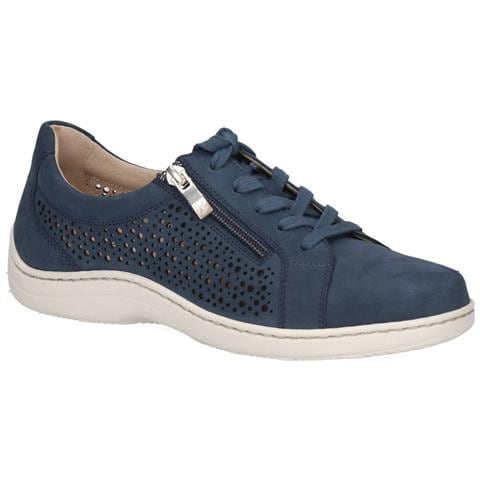 Leisure Trainers Ocean Nubuc Sneakers Pelle Scarpe Donna Blu Eu 39, 9-23554-42-869 - Foto 1