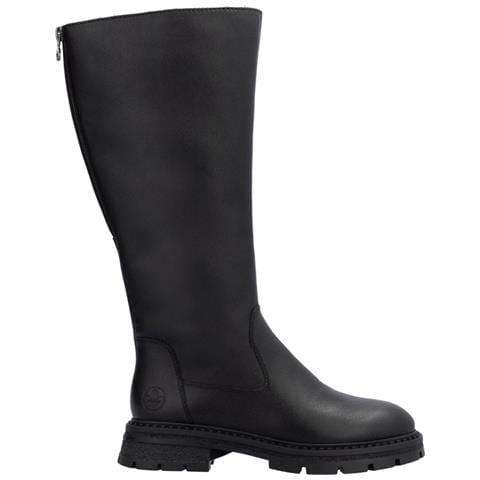Black Casual Closed Ladies' Boots Stivali Pelle Scarpe Donna Nero Eu 37, Z9856-00 - Foto 2
