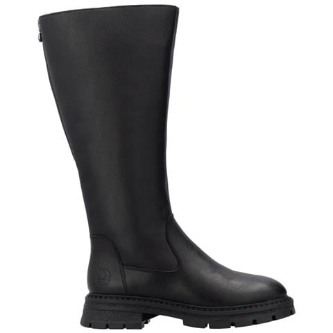 Black Casual Closed Ladies' Boots Stivali Pelle Scarpe Donna Nero Eu 37, Z9856-00 - Foto 3