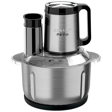 Robot Da Cucina Processore Alimentare 6 In 1. Motore In Rame Da 1000w Con 3 Velocità. Ciotola In Acciaio Inox Con Capacità Di 5l. - Foto 1