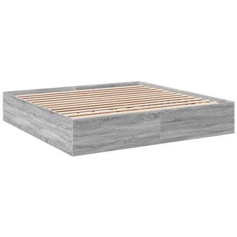 Giroletto Grigio Sonoma 200x200 Cm In Legno Multistrato - Foto 3