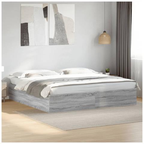 Giroletto Grigio Sonoma 200x200 Cm In Legno Multistrato - Foto 1