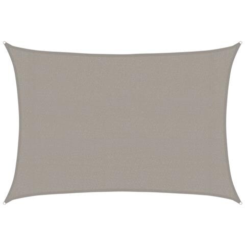 Vela Parasole 160 G/m Rettangolare Grigio Chiaro 3x4 M In Hdpe - Foto 2