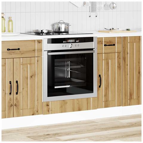 Armadio Forno Lucca Rovere Artigianale In Legno Multistrato - Foto 3