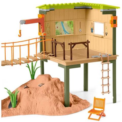 Cofanetto Wild Adventure Station, Figurine Di Animali Selvatici, Schleich 42594 Wild Life, Per Bambini Dai 3 Anni - Foto 3