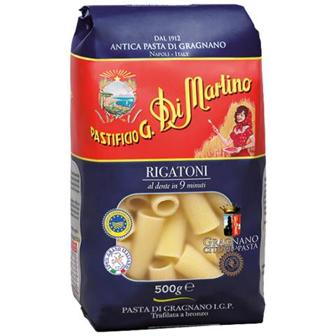 Pastificio G Di Martino Rigatoni Pasta Di Gragnano Igp 500 Grammi - Foto 1