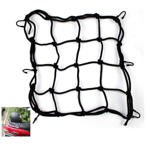 Rete Per Casco Da Moto 30x30 Cm - Assicura Il Tuo Casco Con Facilità - Foto 1