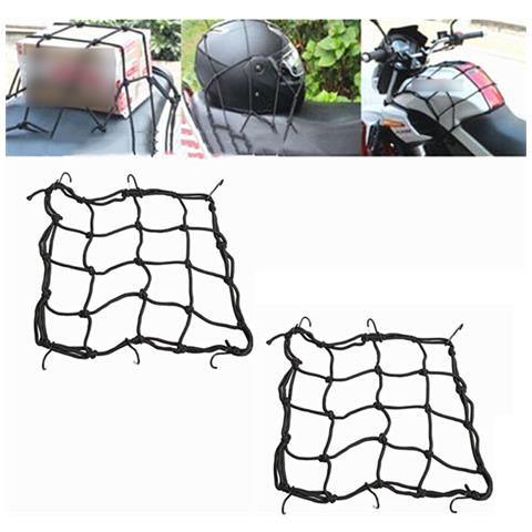 Rete Per Casco Da Moto 30x30 Cm - Assicura Il Tuo Casco Con Facilità - Foto 2