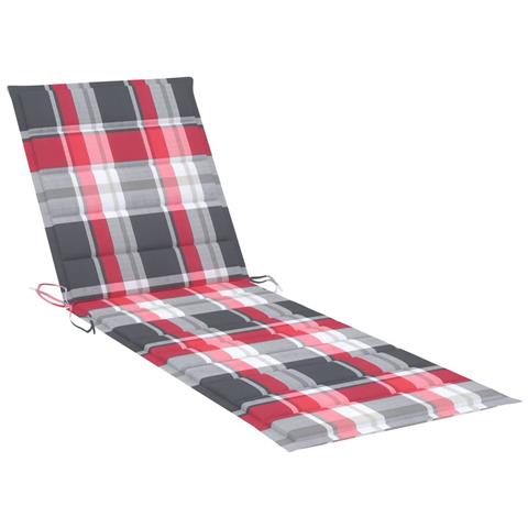 Lettino Prendisole Pieghevole Con Cuscino In Massello Di Acacia - Foto 8