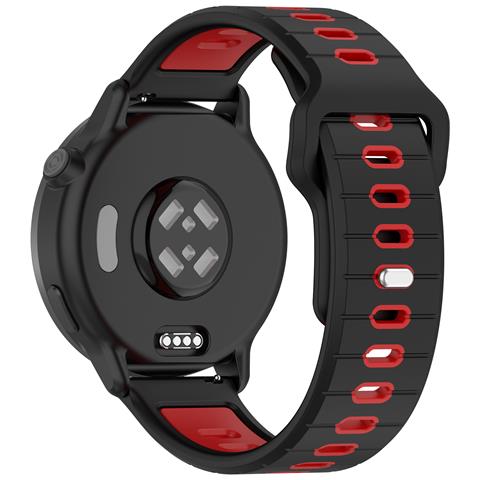 Elegante Cinturino Di Ricambio Da 22 Mm Per Garmin Vivoactive 6 Black+red - Foto 2