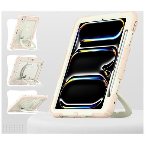 Custodia Per Ipad Air 5/air 4/pro 11"" Con Supporto E Alloggiamento Per Stilo Rosa - Foto 2