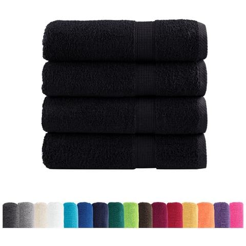 Asciugamani da Bagno SOLUND 2 pz Verdi 100x150 cm 600 g/m² - Foto 2