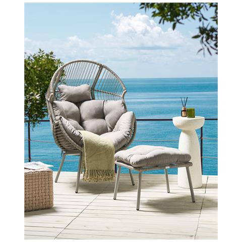 Sedia Da Giardino Murano Grigio - Foto 1