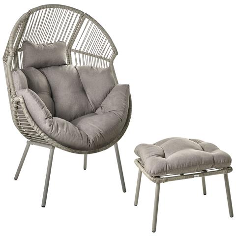 Sedia Da Giardino Murano Grigio - Foto 2