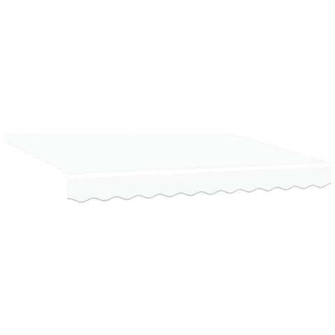 Tenda Retrattile Bianco 350 x 200 cm Poliestere e Alluminio - Foto 1