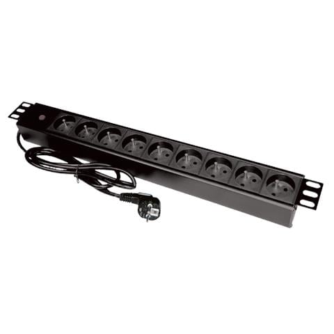 PZ09 prolunghe e multiple 1,8 m 9 presa (e) AC Interno Nero - Foto 1