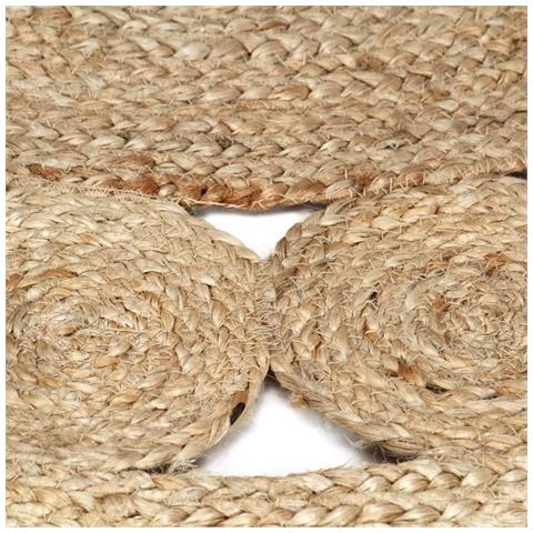 Lusso Casadino - Tappeto Lavorato A Mano In Juta Intrecciata 150 Cm - Foto 5