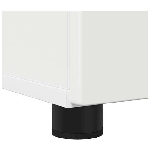 Set di mobili per il bagno con cassetto con porta 3 pcs Bianco - Foto 9