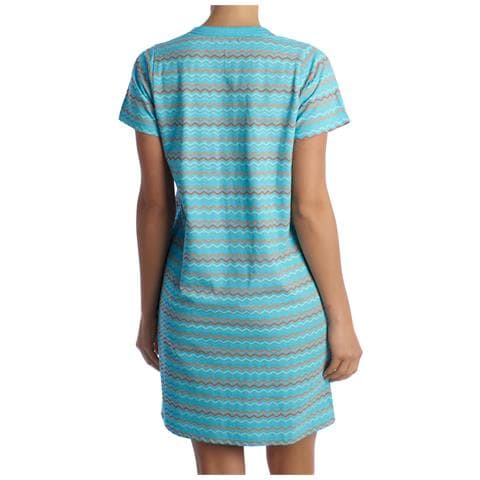 Camicia Da Notte Estiva Da Donna, 100% Cotone, Maniche Corte, Kl45000 - Foto 2