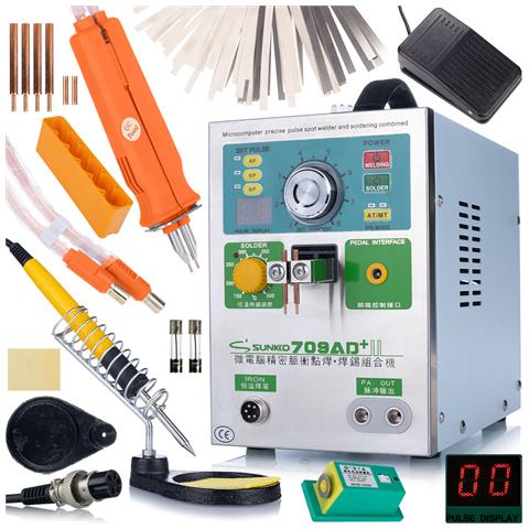 Saldatrice A Punti Sunkko 709ad+ - Alta Potenza E Precisione | 3,2 Kw, 30~800a | Per Batterie E Metalli, Compatta E Portatile - Foto 1