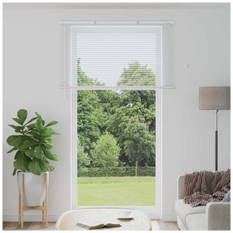 Tenda Veneziana Regolabile Bianco 213 x 160 cm PVC - Foto 2