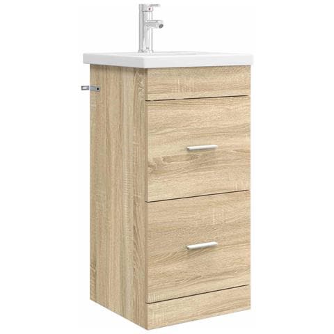 Mobile da bagno con lavabo Rovere Sonoma 42 x 40 x 84,5 cm - Foto 1