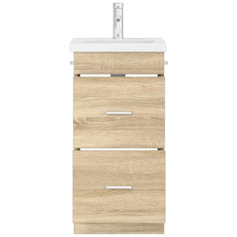 Mobile da bagno con lavabo Rovere Sonoma 42 x 40 x 84,5 cm - Foto 2