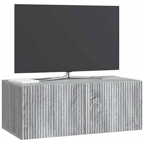 Mobile Porta TV da Muro Grigio Sonoma 78,5 x 41 x 30 cm - Foto 2