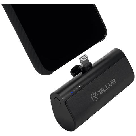 Batteria Esterna Tellur Pd203 5000 Mah, Nera - Foto 2