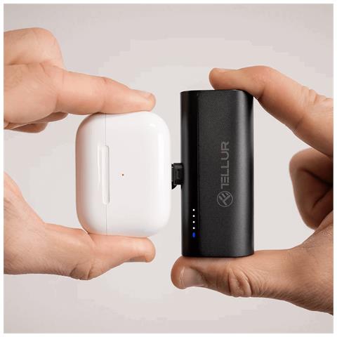 Batteria Esterna Tellur Pd203 5000 Mah, Nera - Foto 6