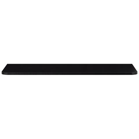 Piano lavabo 100 cm, Arrotondato, Cashmere opaco, per lavabo da appoggio, LINEA - Foto 1