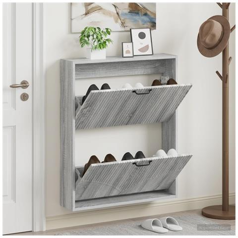 Mobiletto per Scarpe da Muro HOORN 71 x 17 x 86 cm - Foto 2