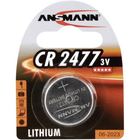 Batteria al Litio CR2477 a Bottone 3 V  - Foto 3