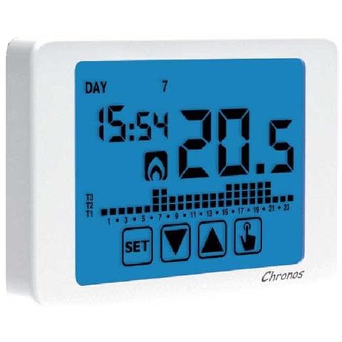 Chronos Crono termostato touch screen (Bianco)  - Foto 8