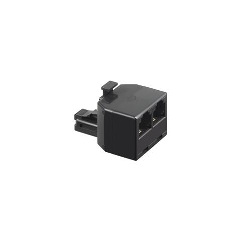 RJ-11 Adapter RJ-11 M 2x RJ-11 FM Nero cavo di interfaccia e adattatore - Foto 1