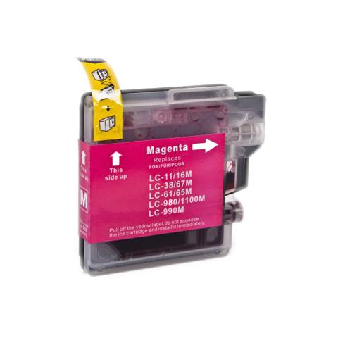 Cartuccia Ink-Jet Compatibile Brother LC 980 / LC1100 M Magenta - Foto 1